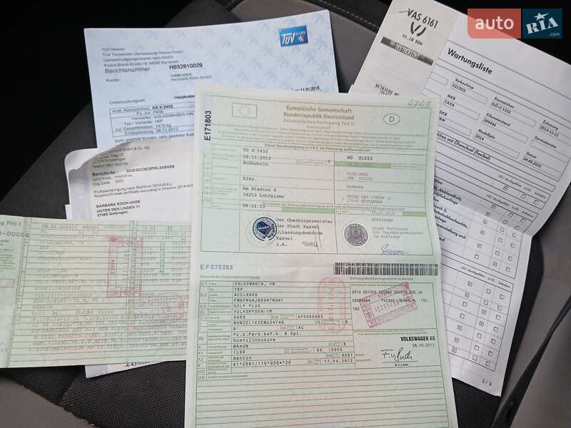 Хетчбек Volkswagen Golf Plus 2013 в Великій Багачці