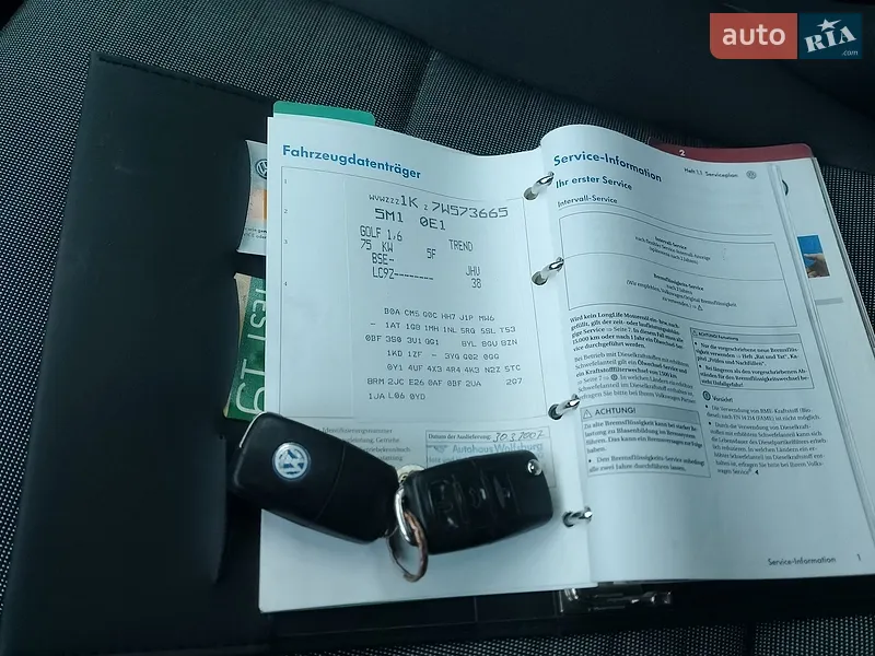 Хэтчбек Volkswagen Golf Plus 2006 в Жовкве документ