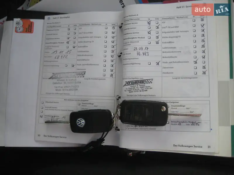 Хетчбек Volkswagen Golf 2007 в Івано-Франківську документ