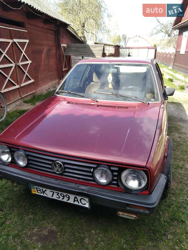 Хэтчбек Volkswagen Golf 1987 в Березному