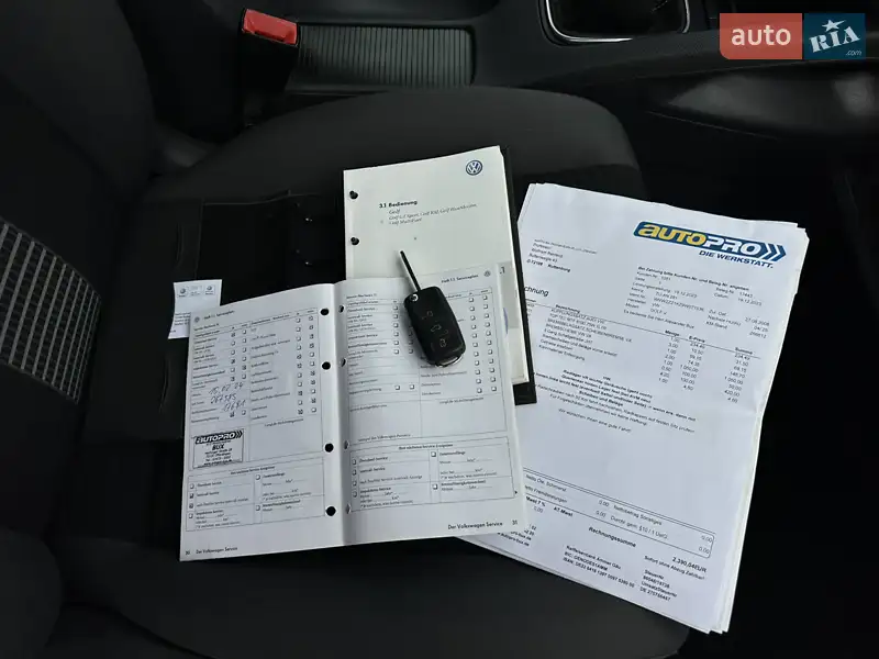 Хэтчбек Volkswagen Golf 2008 в Виннице документ