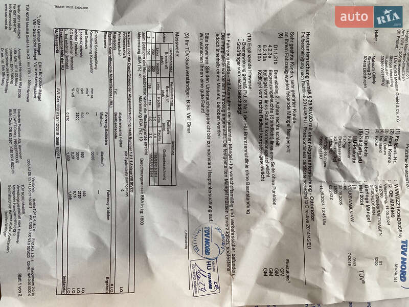 Хэтчбек Volkswagen Golf 2005 в Луцке
