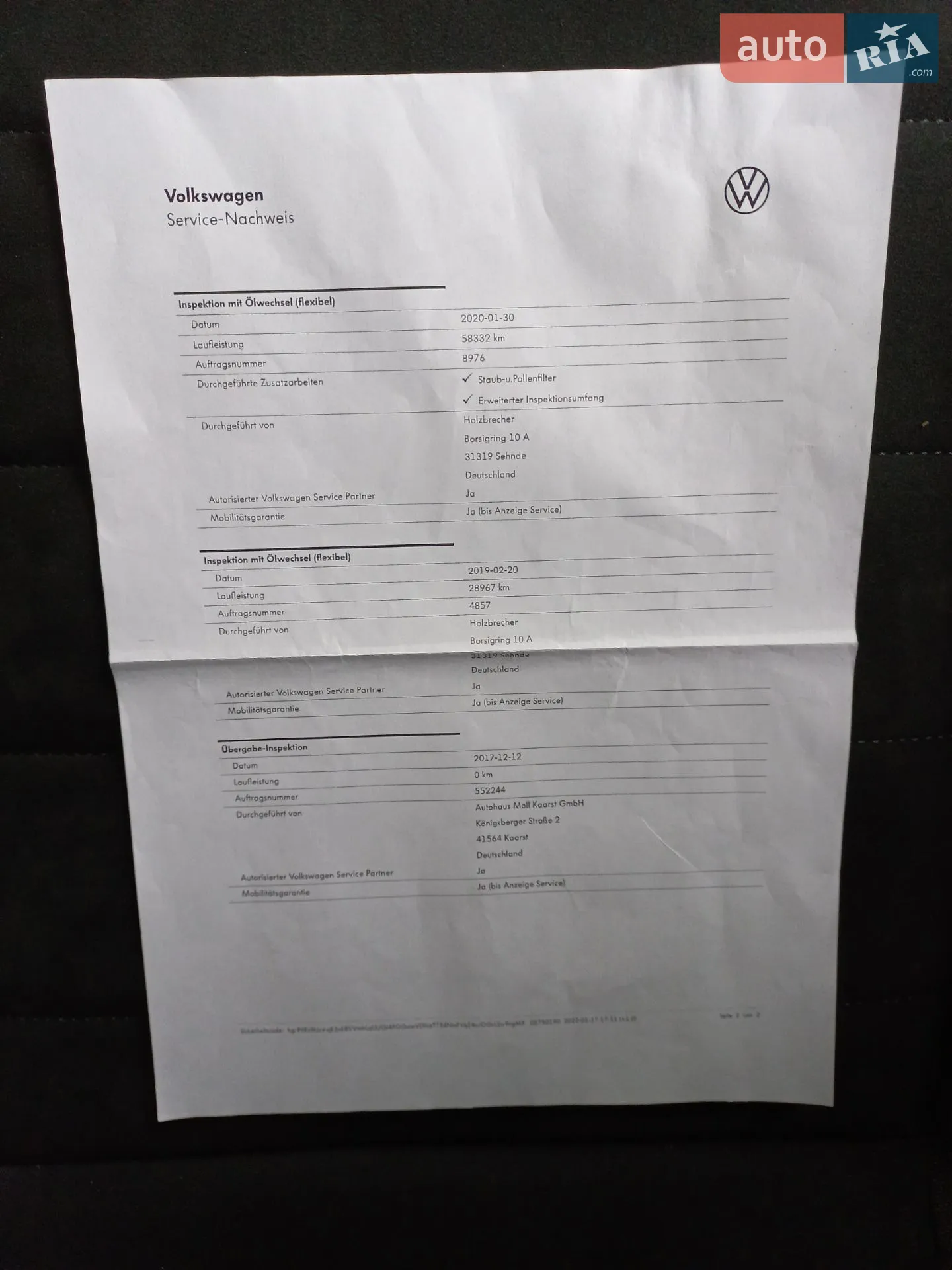 Volkswagen Golf 2017 VIN WVWZZZAUZJP552244 фото оголошення 17 з 120