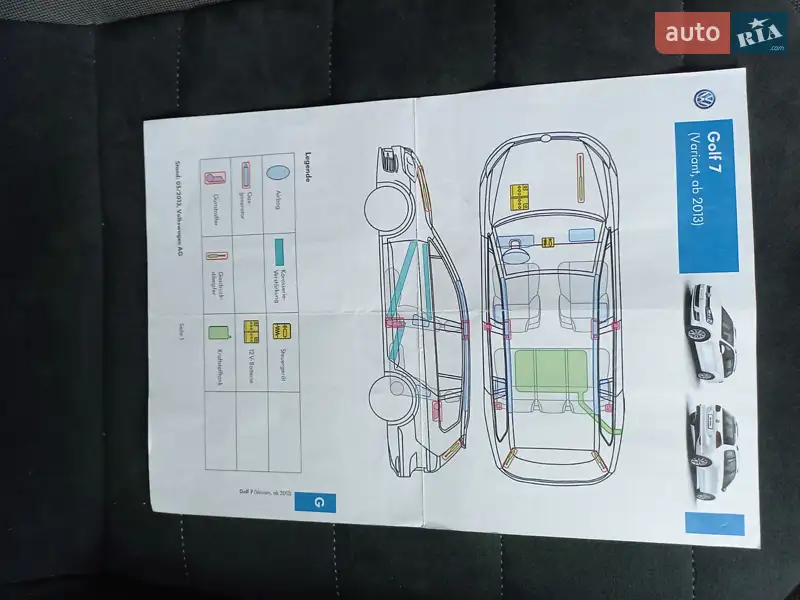 Универсал Volkswagen Golf 2017 в Ужгороде документ