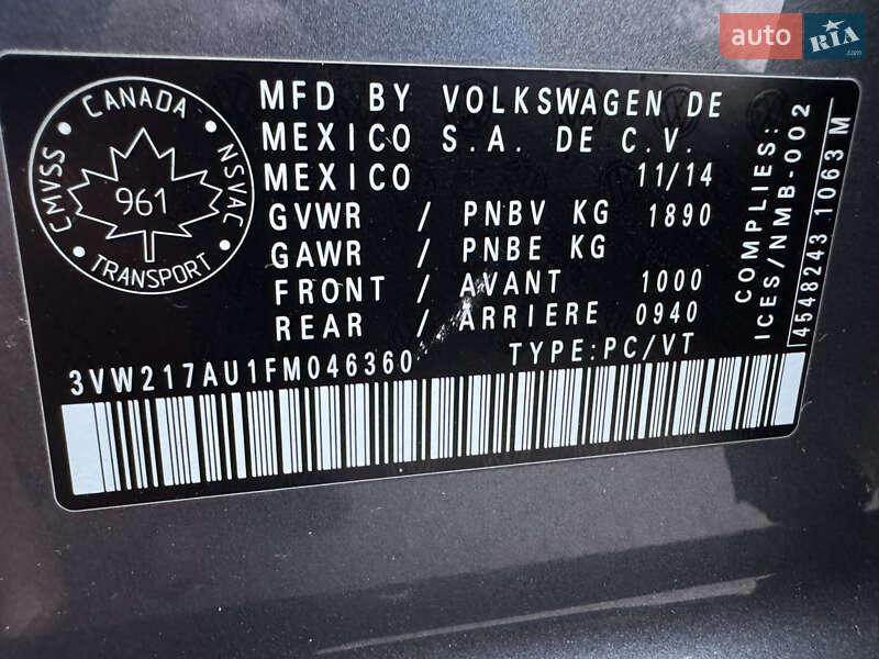 Хэтчбек Volkswagen Golf 2014 в Кролевце