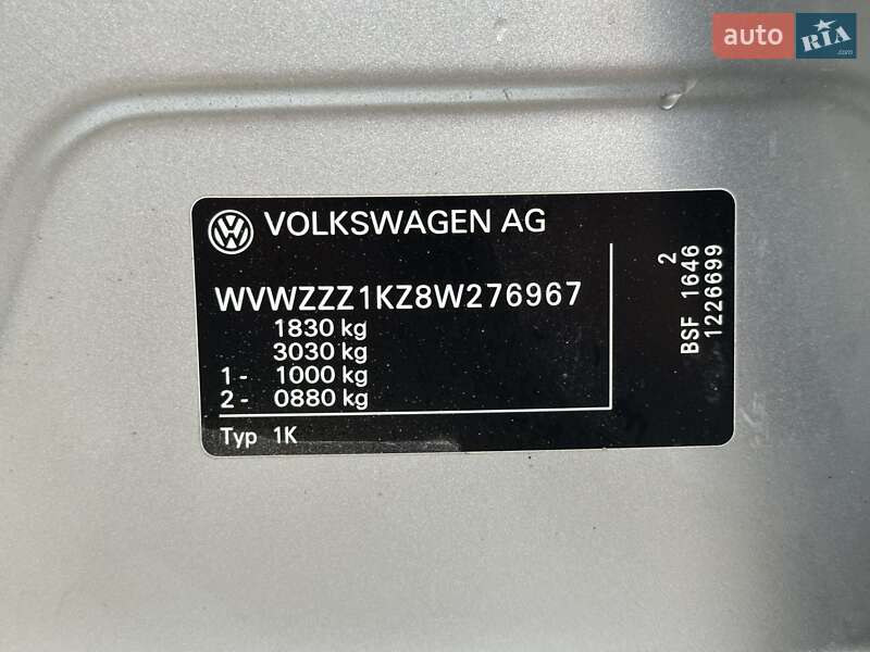 Хэтчбек Volkswagen Golf 2008 в Тарасовке фото 11 Хэтчбек Volkswagen Golf 2008 в Тарасовке
