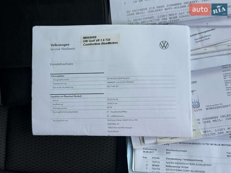 Універсал Volkswagen Golf 2017 в Стрию