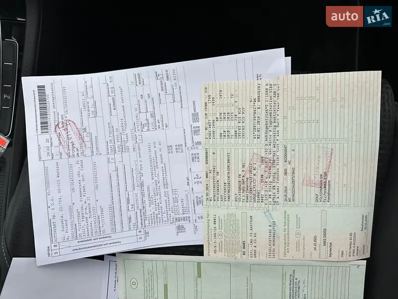 Універсал Volkswagen Golf 2014 в Козові документ