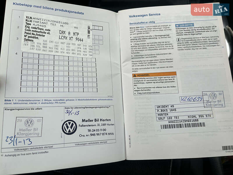 Універсал Volkswagen Golf 2012 в Львові фото 12 Універсал Volkswagen Golf 2012 в Львові