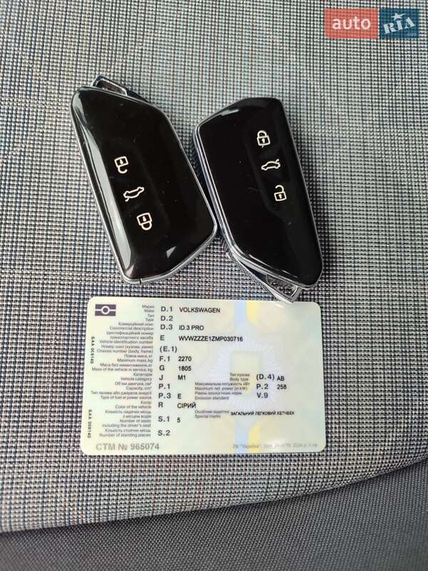 Хэтчбек Volkswagen ID.3 2020 в Долине