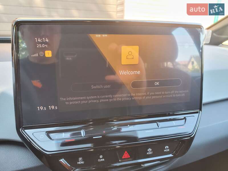 Хэтчбек Volkswagen ID.3 2022 в Киеве