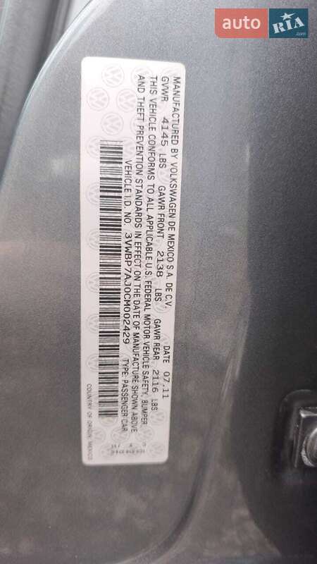 Седан Volkswagen Jetta 2011 в Першотравенске фото 14 Седан Volkswagen Jetta 2011 в Першотравенске