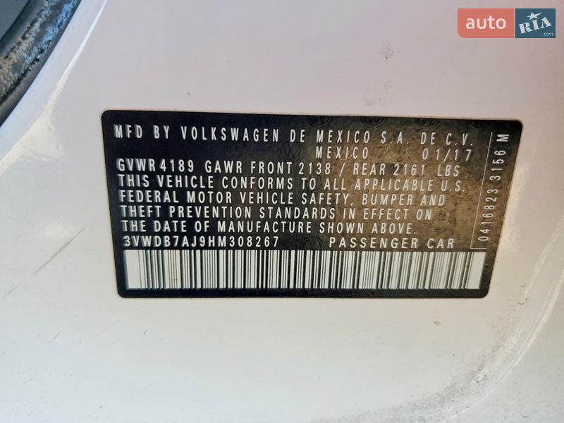 Седан Volkswagen Jetta 2017 в Ровно