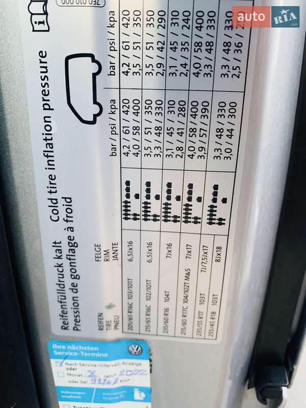 Мінівен Volkswagen Multivan 2016 в Києві фото 31 Мінівен Volkswagen Multivan 2016 в Києві