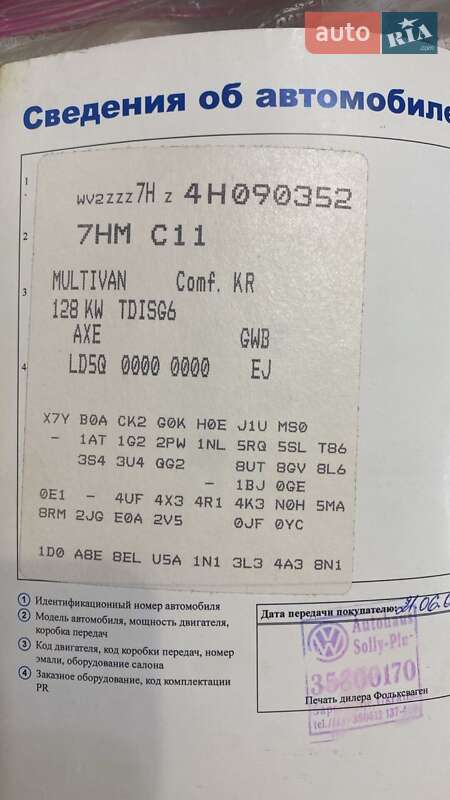 Минивэн Volkswagen Multivan 2004 в Николаеве фото 22 Минивэн Volkswagen Multivan 2004 в Николаеве