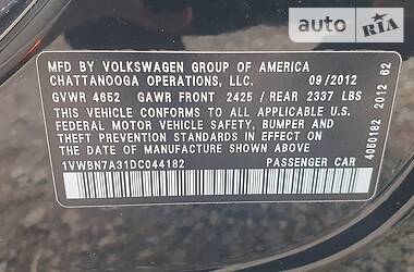 Седан Volkswagen Passat 2012 в 