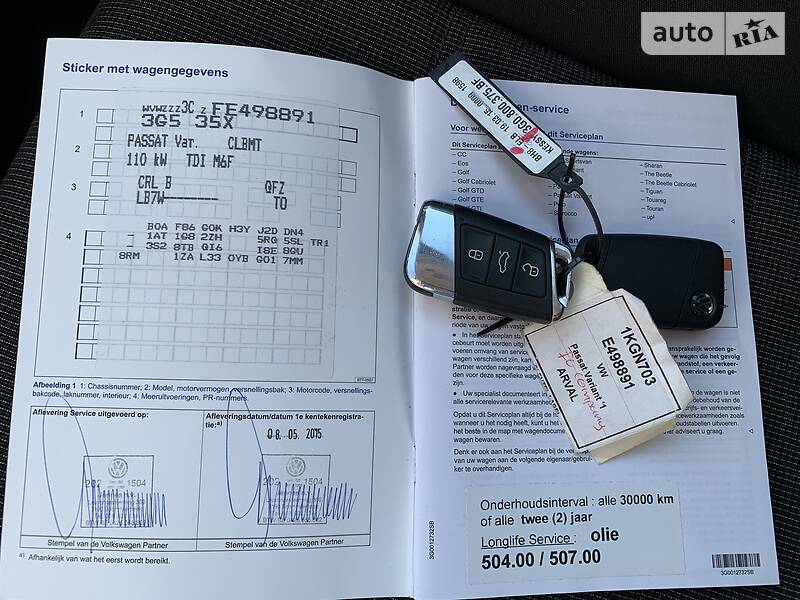 Універсал Volkswagen Passat 2015 в Луцьку