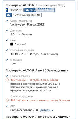 Седан Volkswagen Passat 2012 в Горишних Плавнях