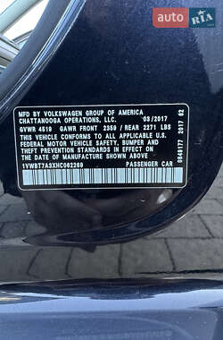 Седан Volkswagen Passat 2017 в 