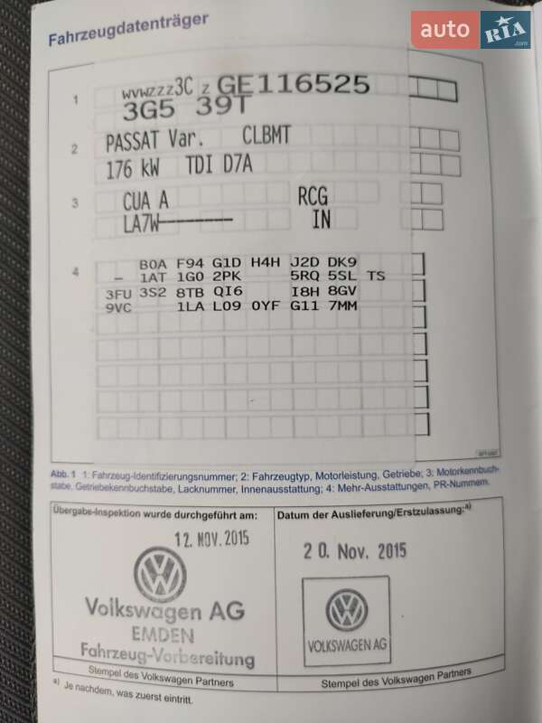 Універсал Volkswagen Passat 2015 в Ковелі