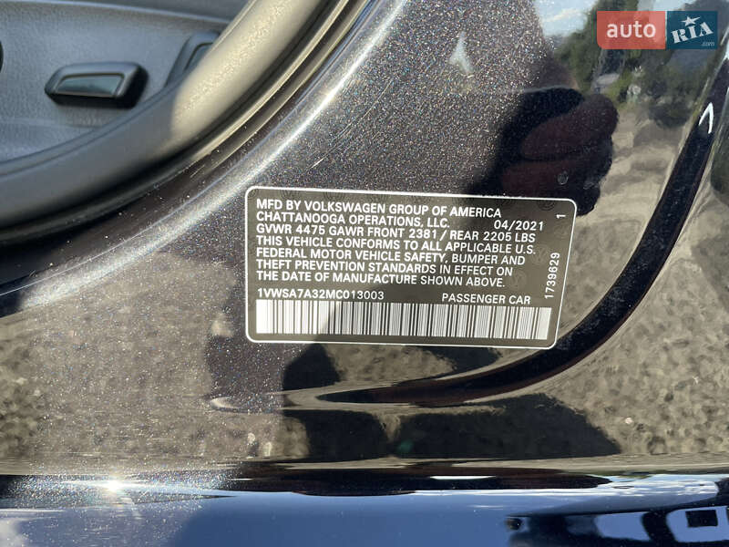 Седан Volkswagen Passat 2021 в Киеве фото 18 Седан Volkswagen Passat 2021 в Киеве