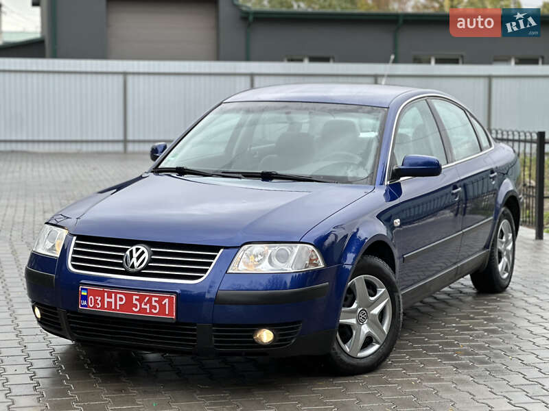 Седан Volkswagen Passat 2002 в Тернополе