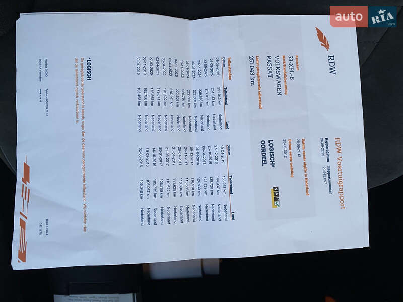 Универсал Volkswagen Passat 2012 в Бучаче