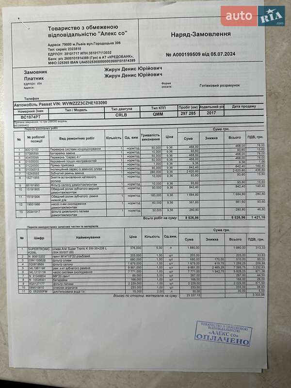 Универсал Volkswagen Passat 2016 в Львове