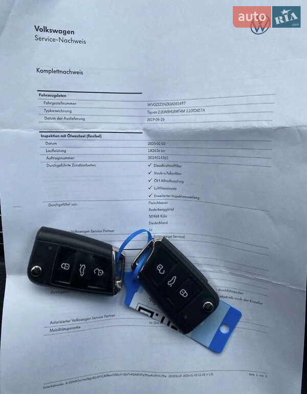 Внедорожник / Кроссовер Volkswagen Tiguan Allspace 2019 в Бердичеве фото 50 Внедорожник / Кроссовер Volkswagen Tiguan Allspace 2019 в Бердичеве