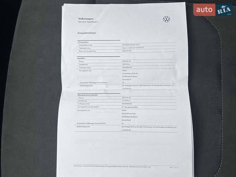 Позашляховик / Кросовер Volkswagen Tiguan Allspace 2021 в Луцьку