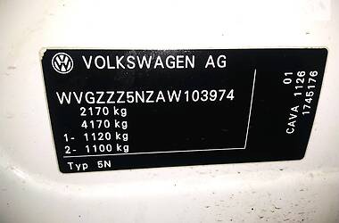 Внедорожник / Кроссовер Volkswagen Tiguan 2010 в Запорожье