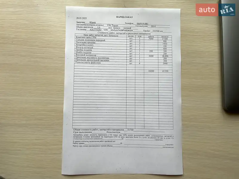 Позашляховик / Кросовер Volkswagen Tiguan 2014 в Харкові документ