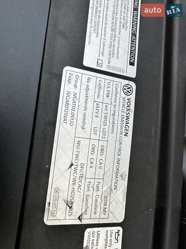 Позашляховик / Кросовер Volkswagen Tiguan 2018 в Дрогобичі