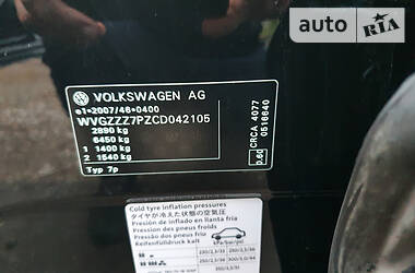 Внедорожник / Кроссовер Volkswagen Touareg 2012 в Бердичеве