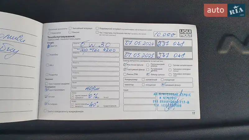 Внедорожник / Кроссовер Volkswagen Touareg 2015 в Черновцах документ