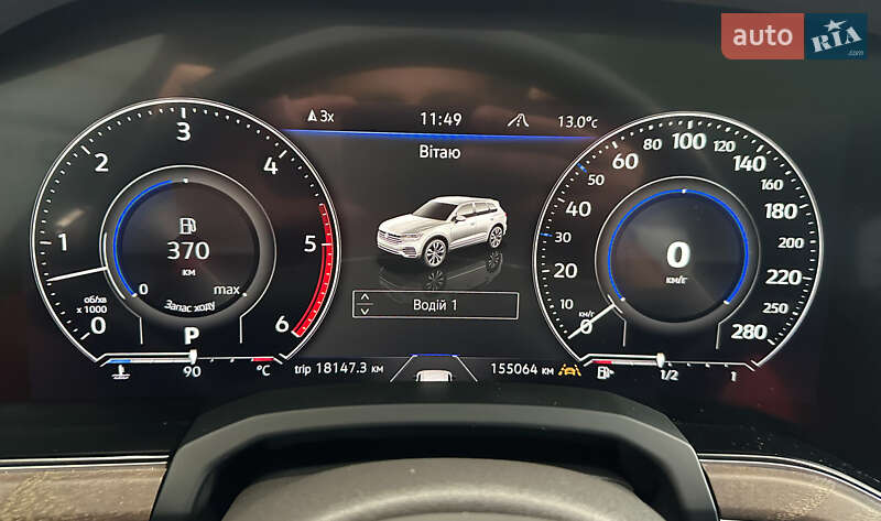 Позашляховик / Кросовер Volkswagen Touareg 2019 в Львові