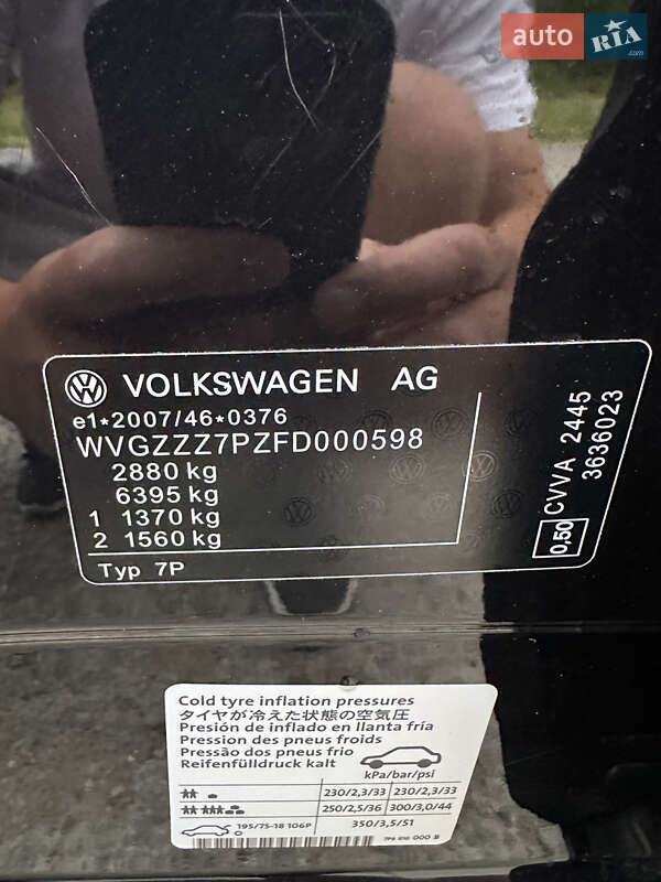 Внедорожник / Кроссовер Volkswagen Touareg 2014 в Бережанах