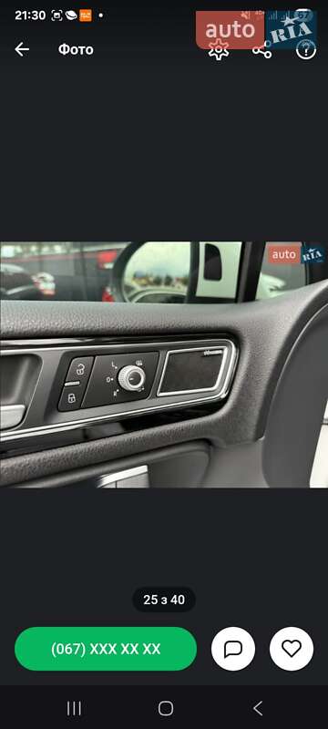 Внедорожник / Кроссовер Volkswagen Touareg 2015 в Днепре