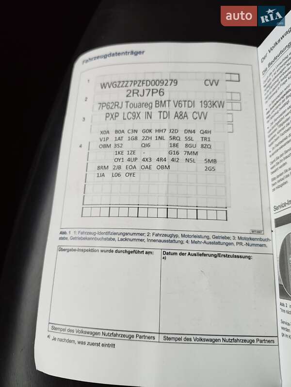 Внедорожник / Кроссовер Volkswagen Touareg 2015 в Ахтырке