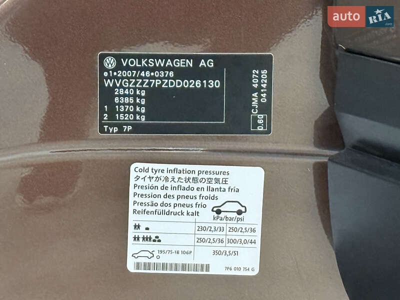 Внедорожник / Кроссовер Volkswagen Touareg 2014 в Одессе