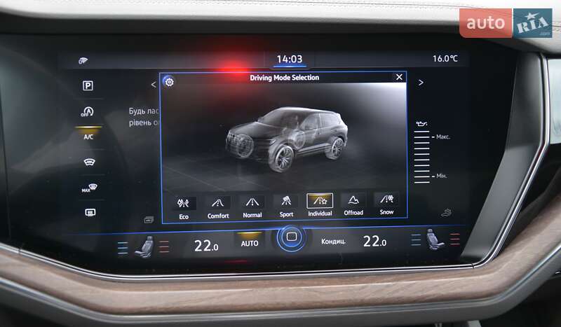 Позашляховик / Кросовер Volkswagen Touareg 2019 в Києві фото 29 Позашляховик / Кросовер Volkswagen Touareg 2019 в Києві