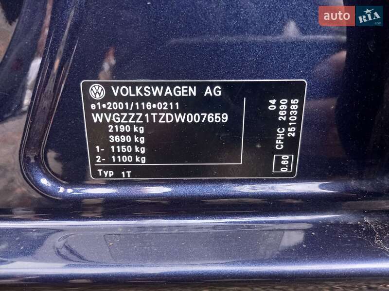 Мінівен Volkswagen Touran 2012 в Луцьку