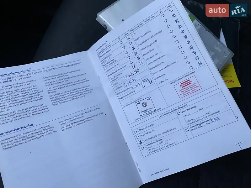 Минивэн Volkswagen Touran 2010 в Мукачево документ 4 фото Минивэн Volkswagen Touran 2010 в Мукачево документ