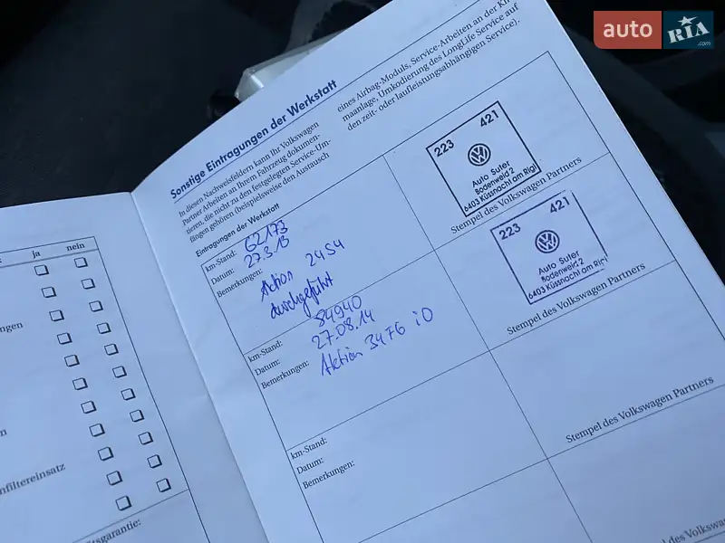 Минивэн Volkswagen Touran 2010 в Мукачево документ 6 фото Минивэн Volkswagen Touran 2010 в Мукачево документ