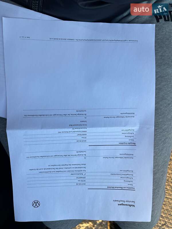 Микровэн Volkswagen Touran 2018 в Ужгороде