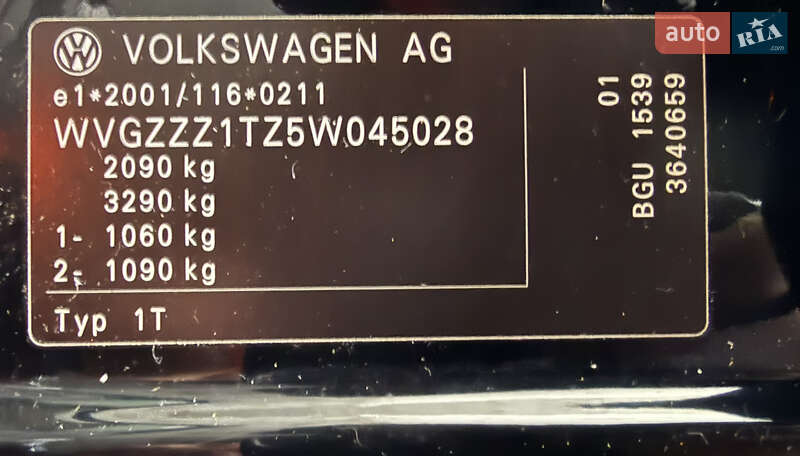 Минивэн Volkswagen Touran 2005 в Броварах фото 13 Минивэн Volkswagen Touran 2005 в Броварах