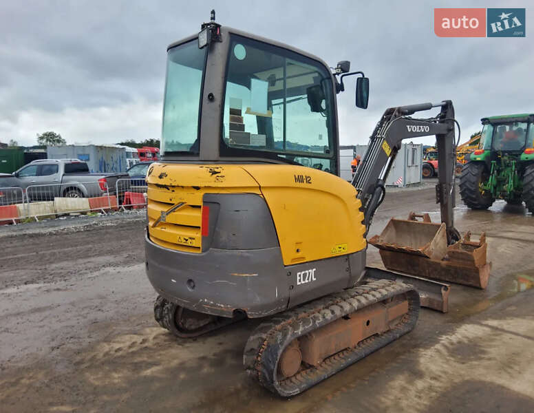 Миниэкскаватор Volvo EC 27C 2015 в Бродах фото 6 Миниэкскаватор Volvo EC 27C 2015 в Бродах