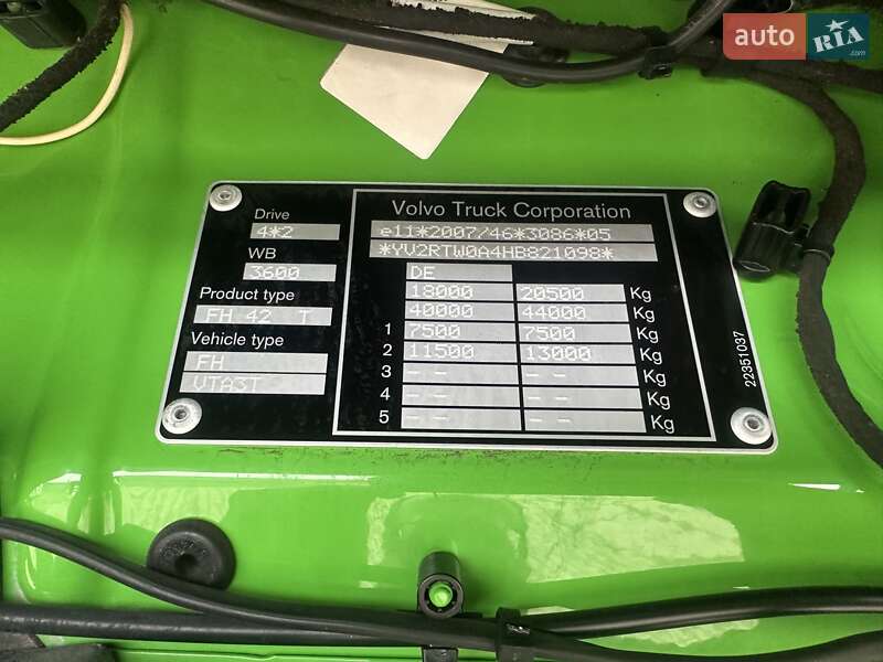Тягач Volvo FH 13 2017 в Калуше фото 15 Тягач Volvo FH 13 2017 в Калуше