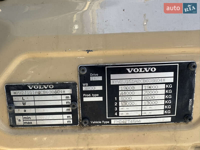 Тягач Volvo FM 11 2011 в Вараше фото 21 Тягач Volvo FM 11 2011 в Вараше