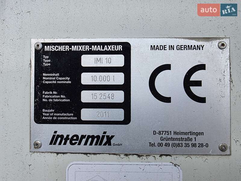 Бетонозмішувач (Міксер) Volvo FMX 13 2012 в Вінниці